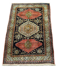 Oriental Rug - 130 x 84 cm - dark blue