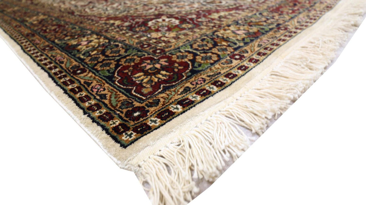 Silk Rug - Kashmir Silk - 170 x 109 cm - red