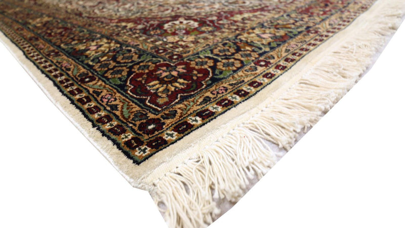 Silk Rug - Kashmir Silk - 170 x 109 cm - red