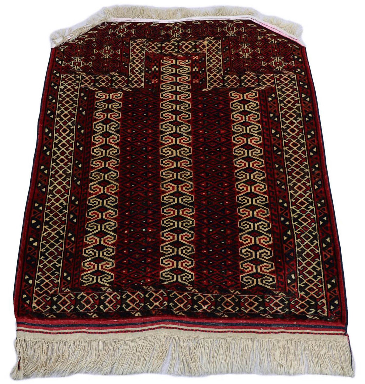 Belutsch Rug - 116 x 95 cm - dark red