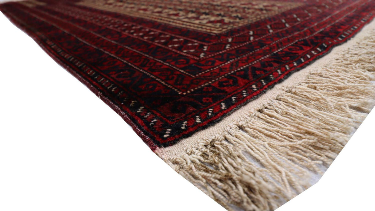 Belutsch Rug - 156 x 88 cm - dark red