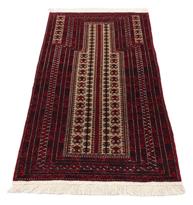 Belutsch Rug - 120 x 80 cm - dark red