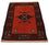 Afghan Rug square  - 202 x 197 cm - red
