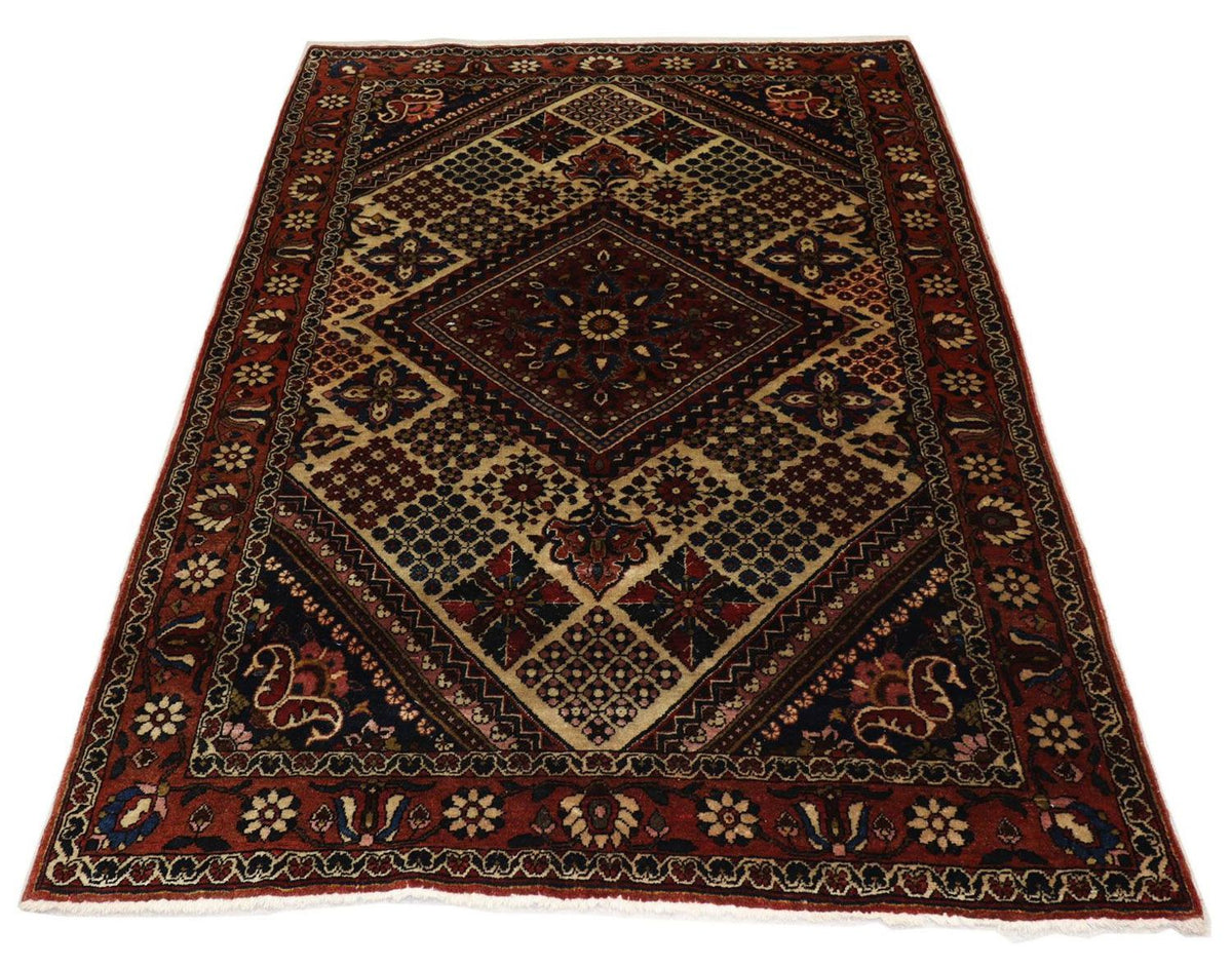 Perser Rug - Nomadic - 204 x 142 cm - dark red