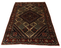 Perser Rug - Nomadic - 204 x 142 cm - dark red
