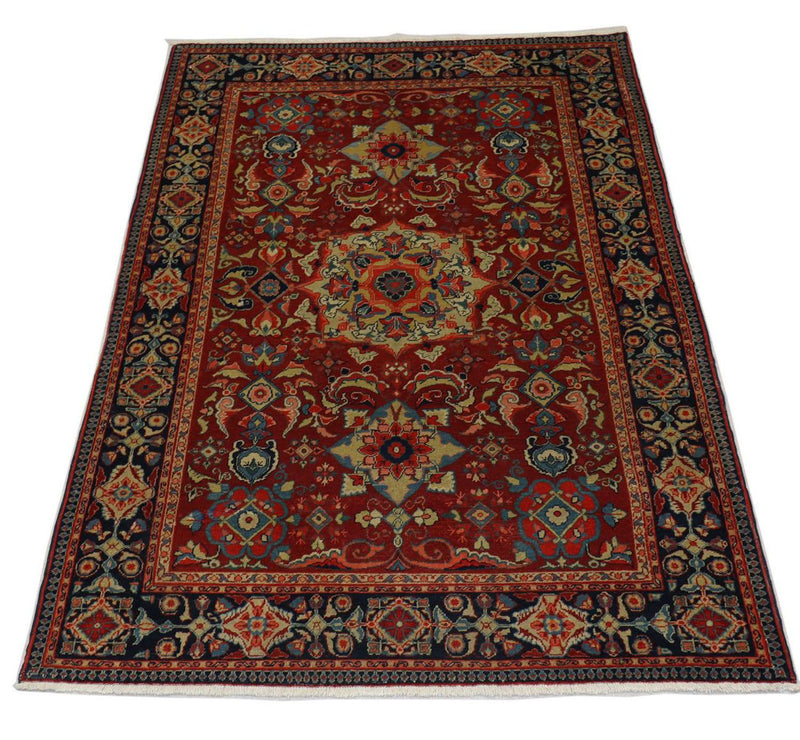 Oriental Rug - 205 x 139 cm - dark red