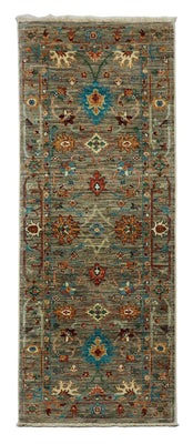 Runner Ziegler Rug - 201 x 77 cm - olive green