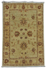 Ziegler Rug - 147 x 99 cm - olive green