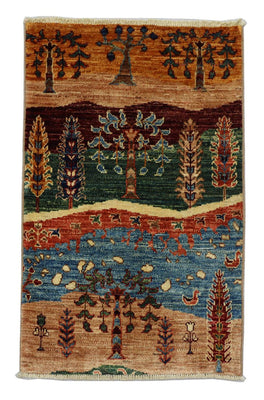 Ziegler Rug - 94 x 64 cm - multicolored
