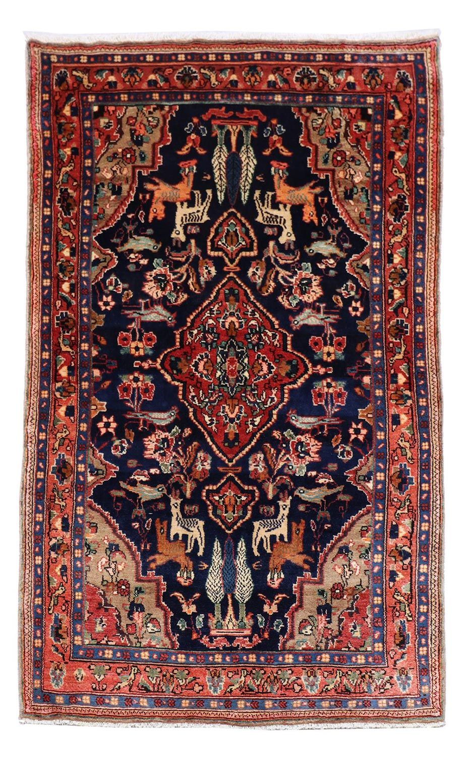 Runner Perser Rug - Nomadic - 237 x 127 cm - dark blue