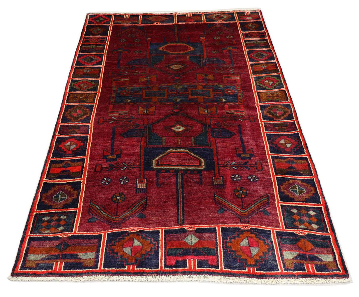 Gabbeh Rug - Loribaft Perser - 220 x 160 cm - light red