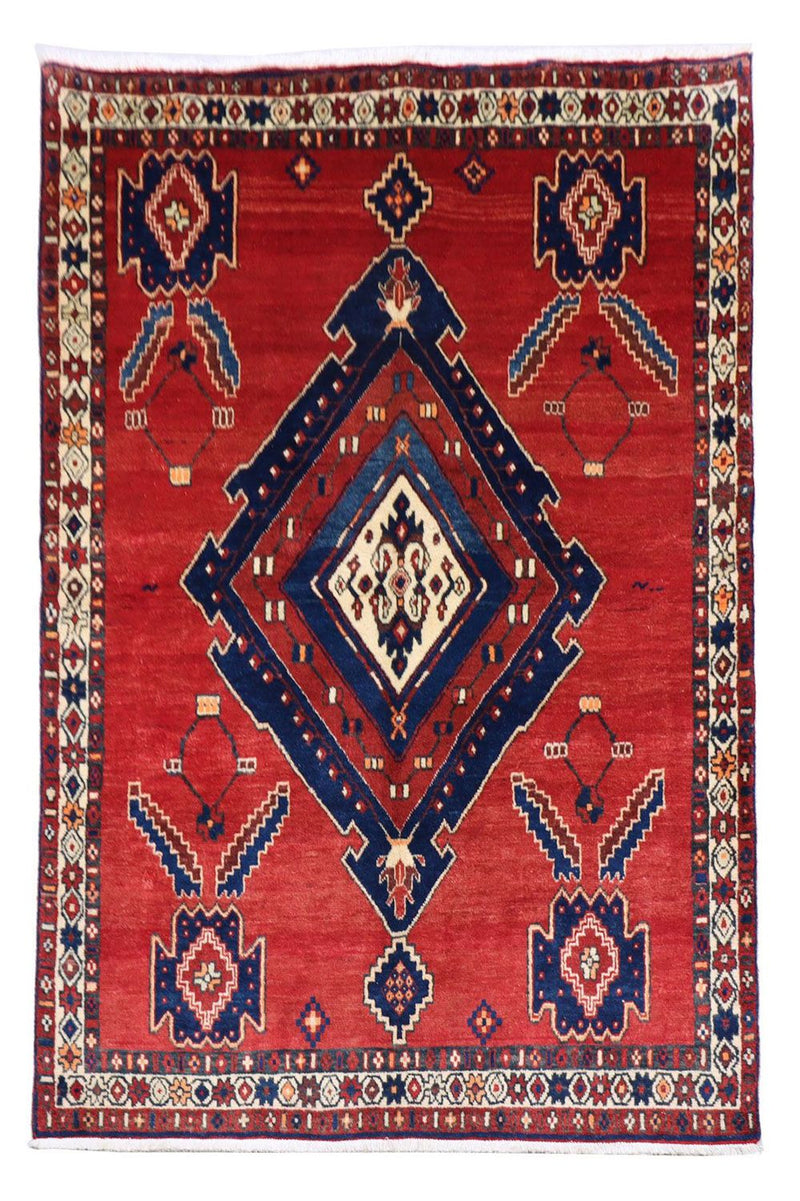 Perser Rug - Nomadic - 212 x 154 cm - red