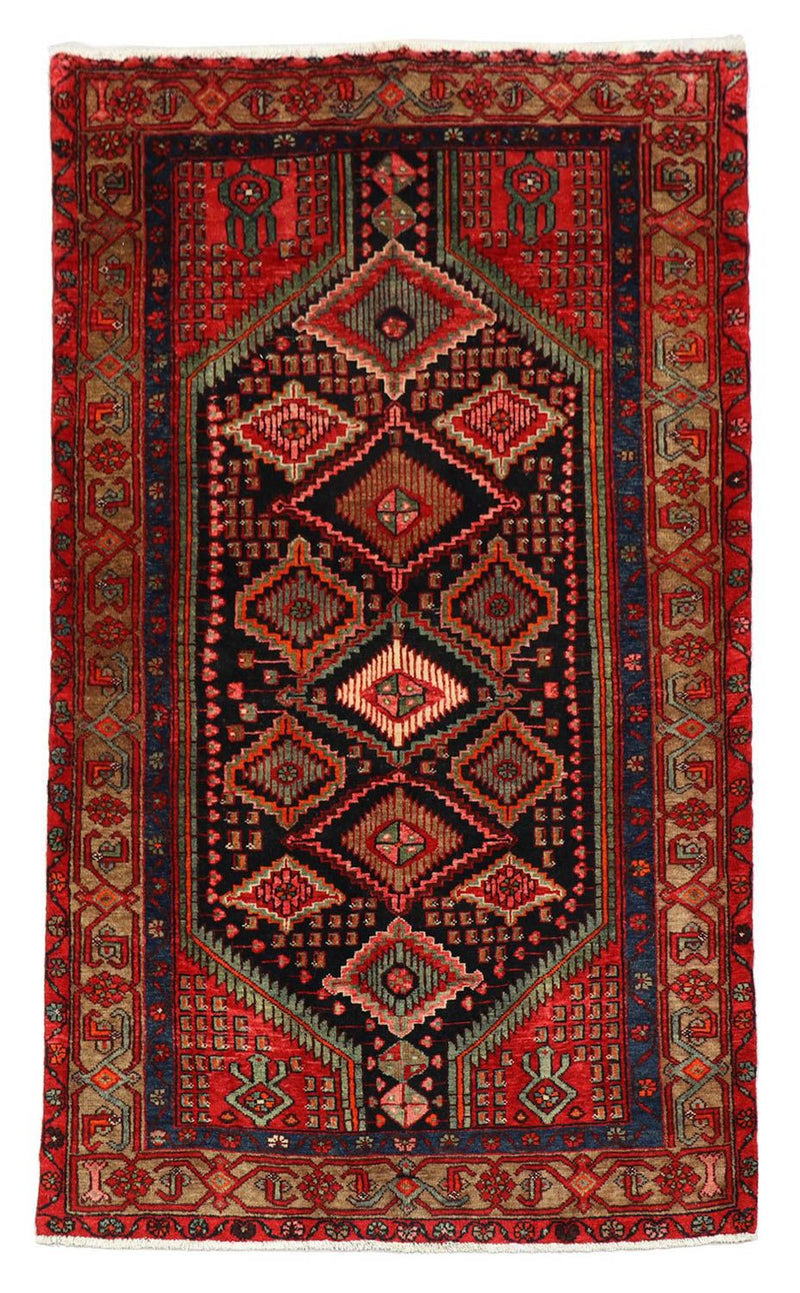 Perser Rug - Nomadic - 217 x 138 cm - black