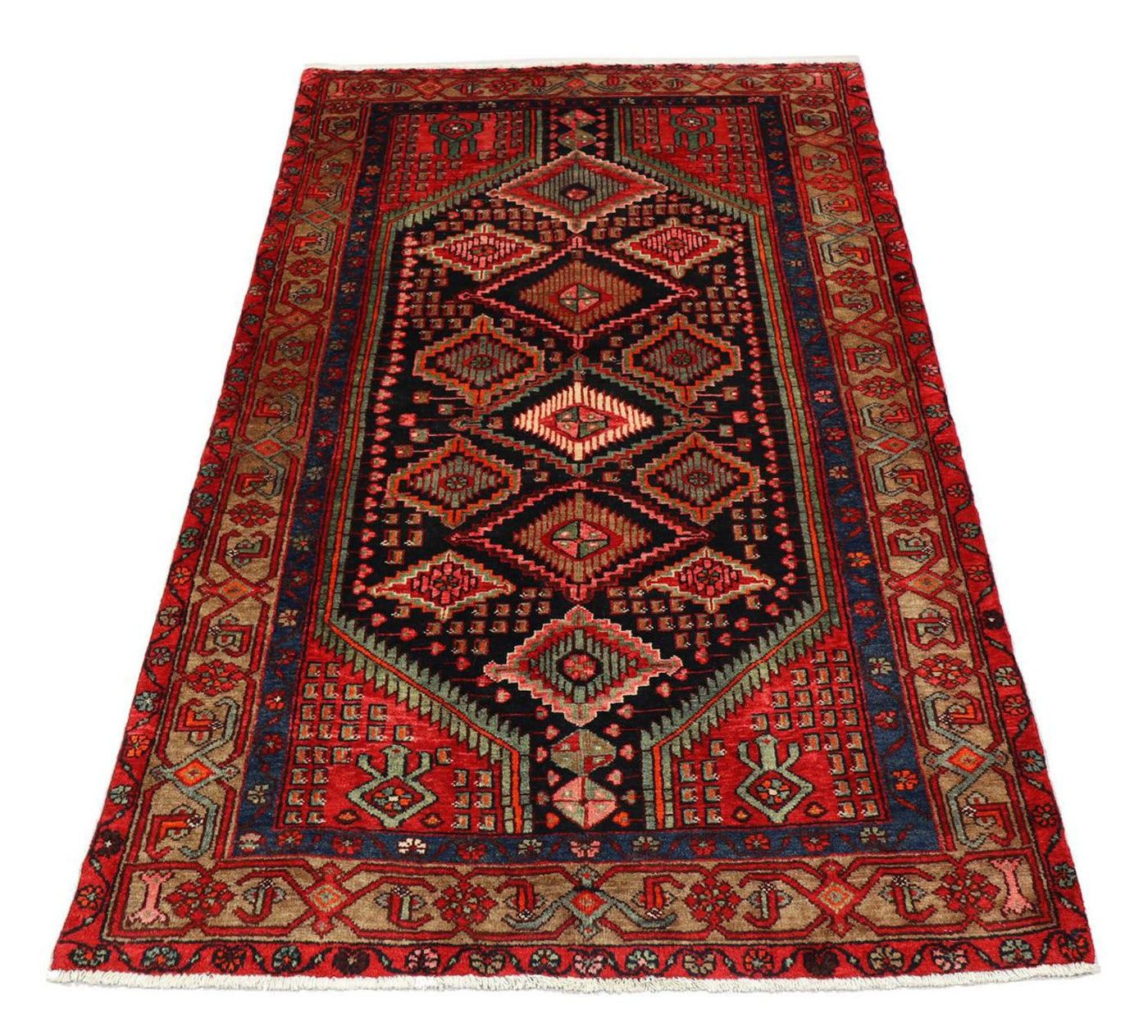 Hamadan Rug 217x138cm - Persian Rugs