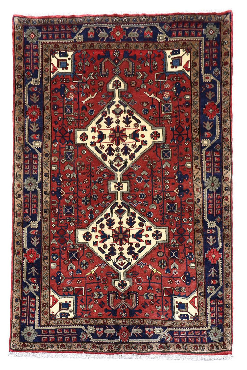 Perser Rug - Nomadic - 212 x 151 cm - dark red