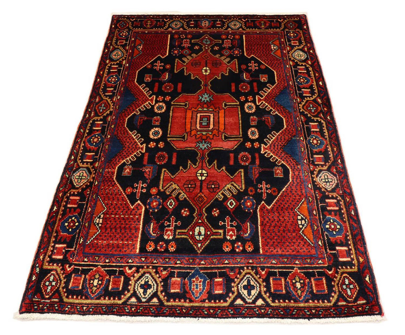 Afshar Sirjan Rug 202x138cm - Persian Rugs