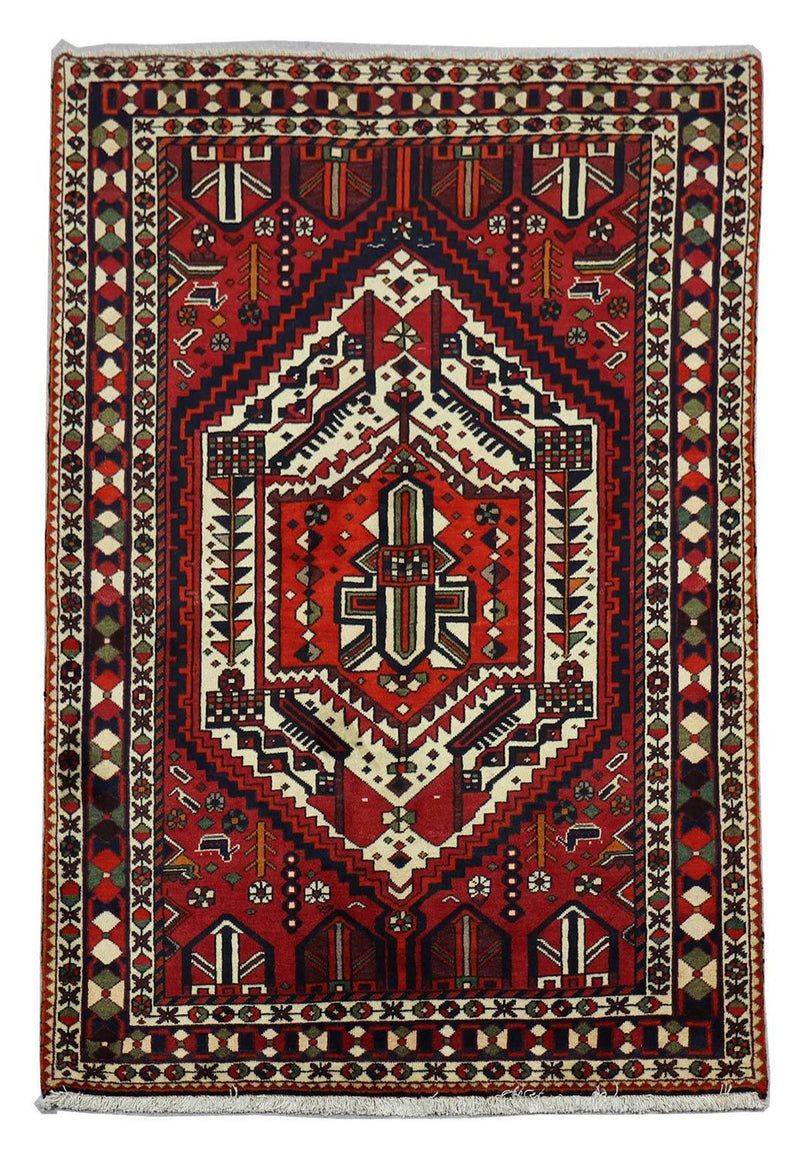 Perser Rug - Nomadic - 210 x 149 cm - red