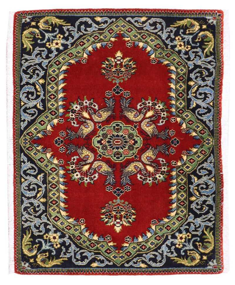 Perser Rug - Keshan - 97 x 73 cm - red