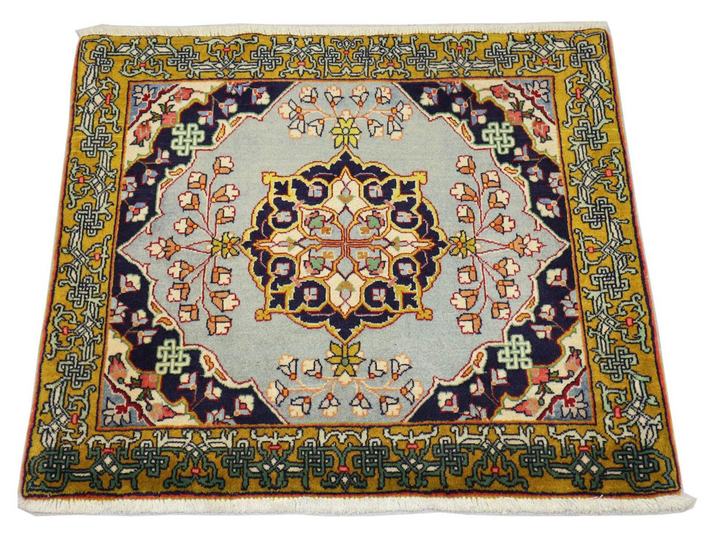 Qom Rug 91x78cm - Persian Rugs