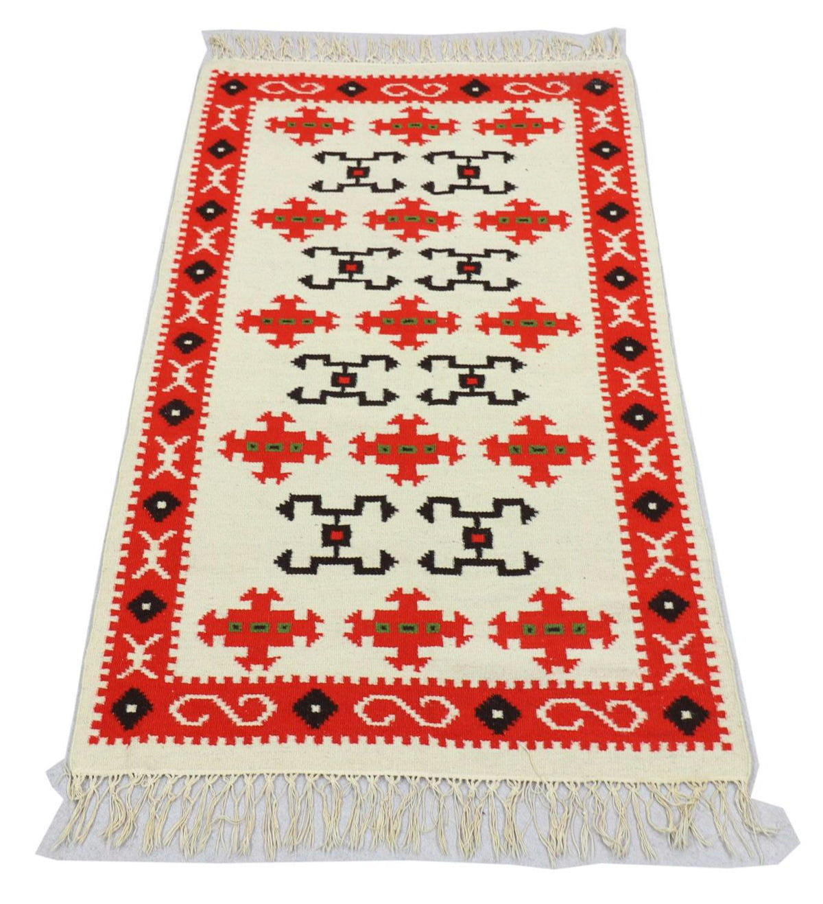 Kelim Rug - Trendy - 160 x 100 cm - beige