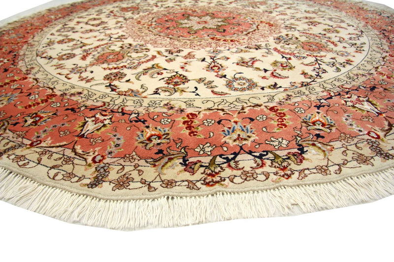 Perser Rug - Tabriz - Royal round  - 230 x 230 cm - beige