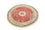 Silk Rug - Kashmir Silk round  - 183 x 183 cm - red