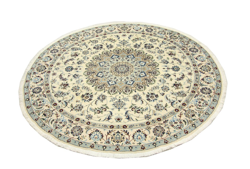 Perser Rug - Nain round  - 250 x 250 cm - natural white