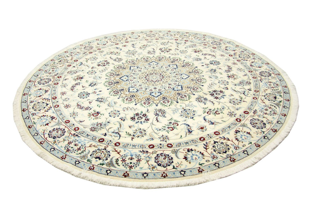 Perser Rug - Nain round  - 250 x 250 cm - natural white