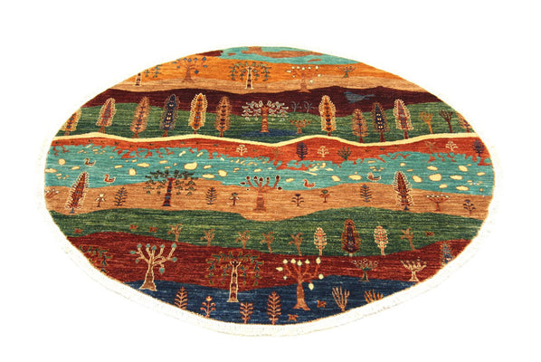 Ziegler Rug round  - 172 x 170 cm - multicolored