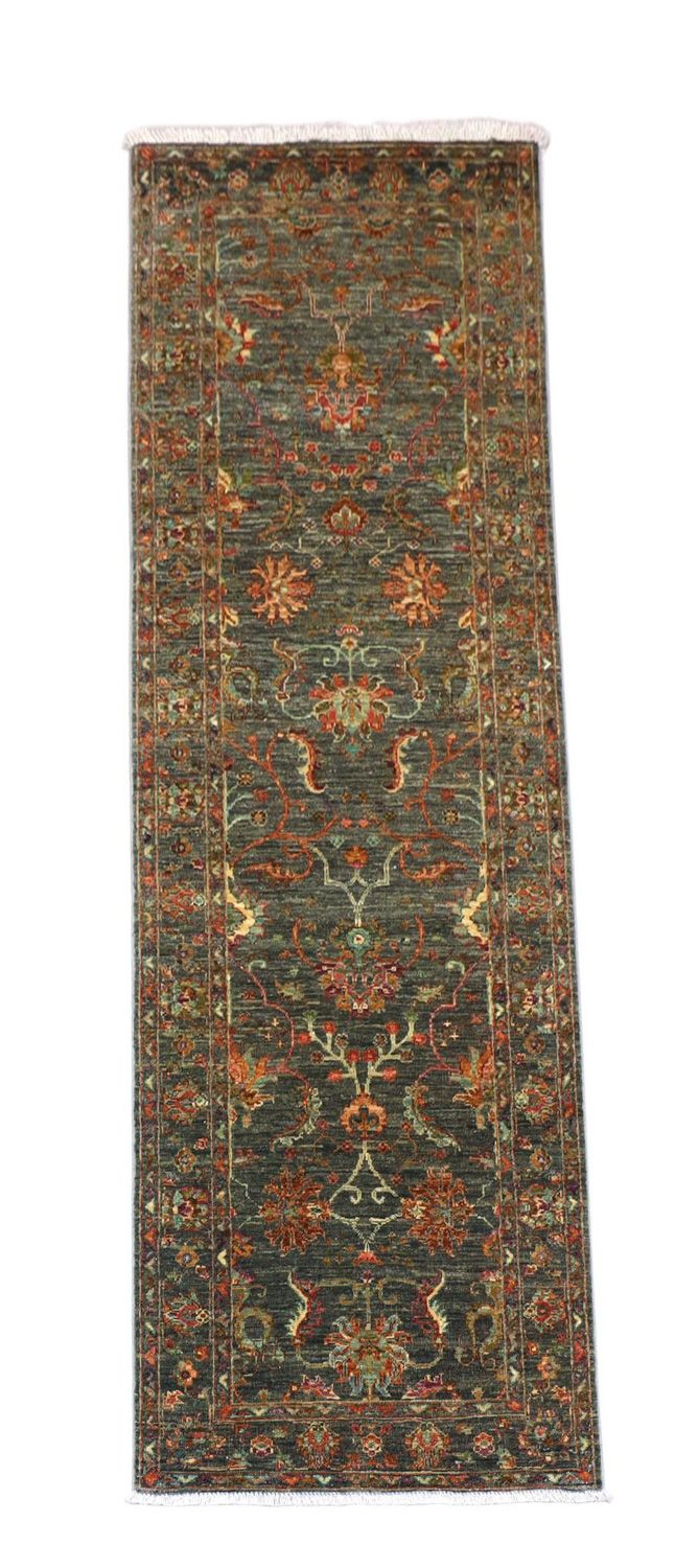 Runner Ziegler Rug - 262 x 81 cm - olive green