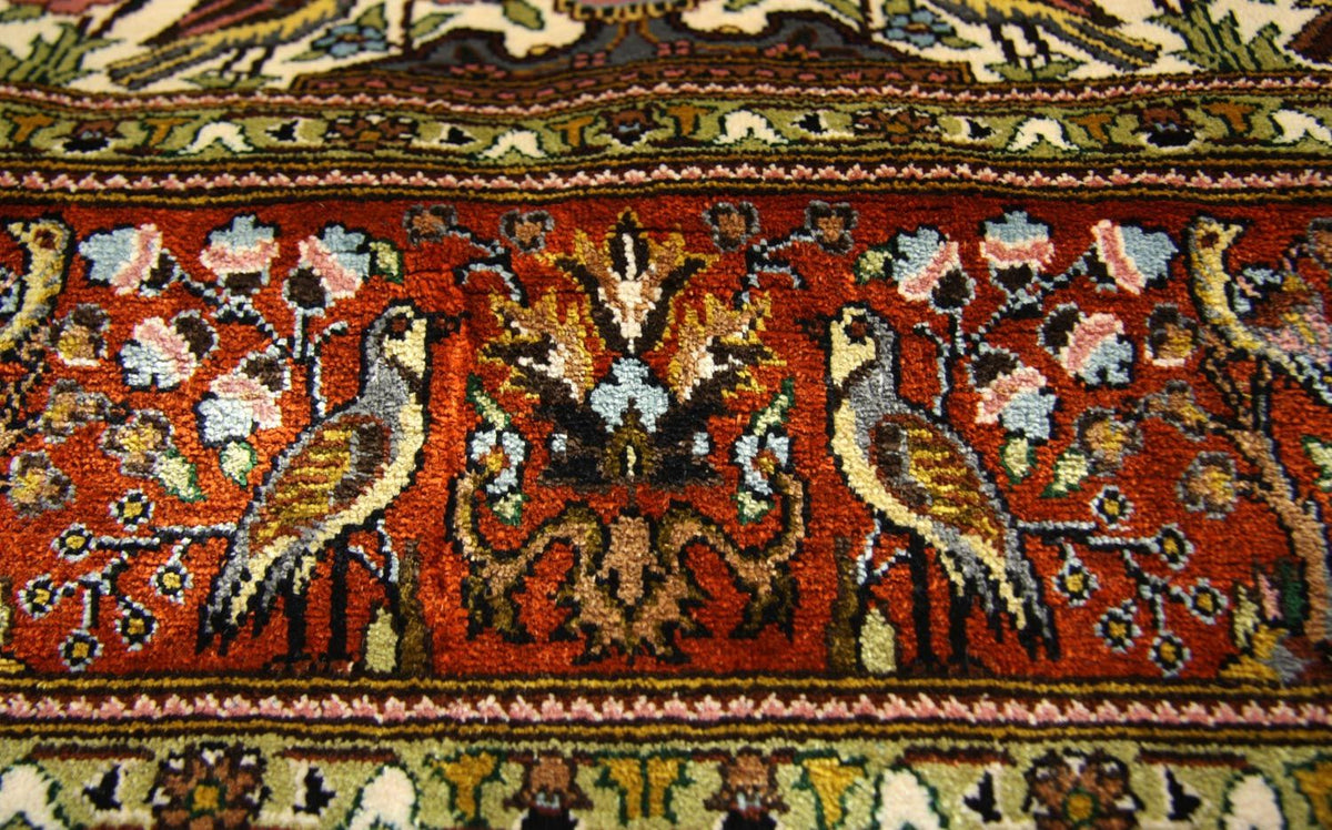 Silk Rug - Hereke silk - Premium - 128 x 80 cm - beige