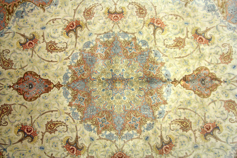 Silk Rug - Ghom Silk - Premium - 240 x 155 cm - beige