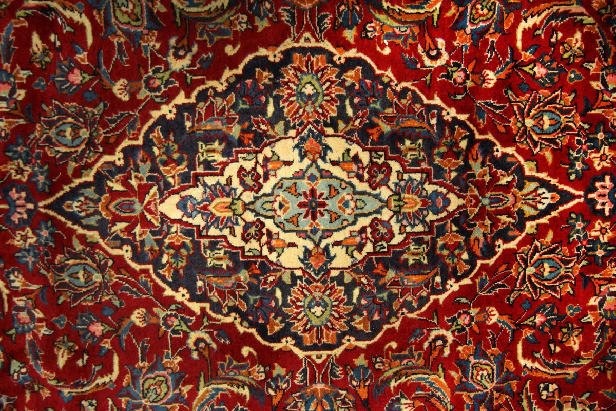 Perser Rug - Keshan - 313 x 198 cm - red