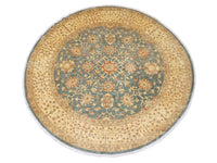 Ziegler Rug round  - 310 x 299 cm - green