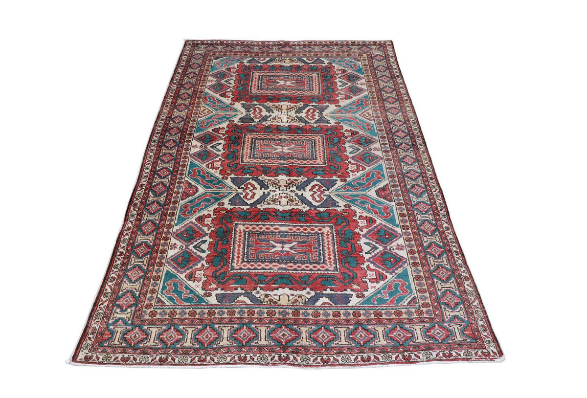 Afghan Rug - Bukhara - 206 x 136 cm - beige