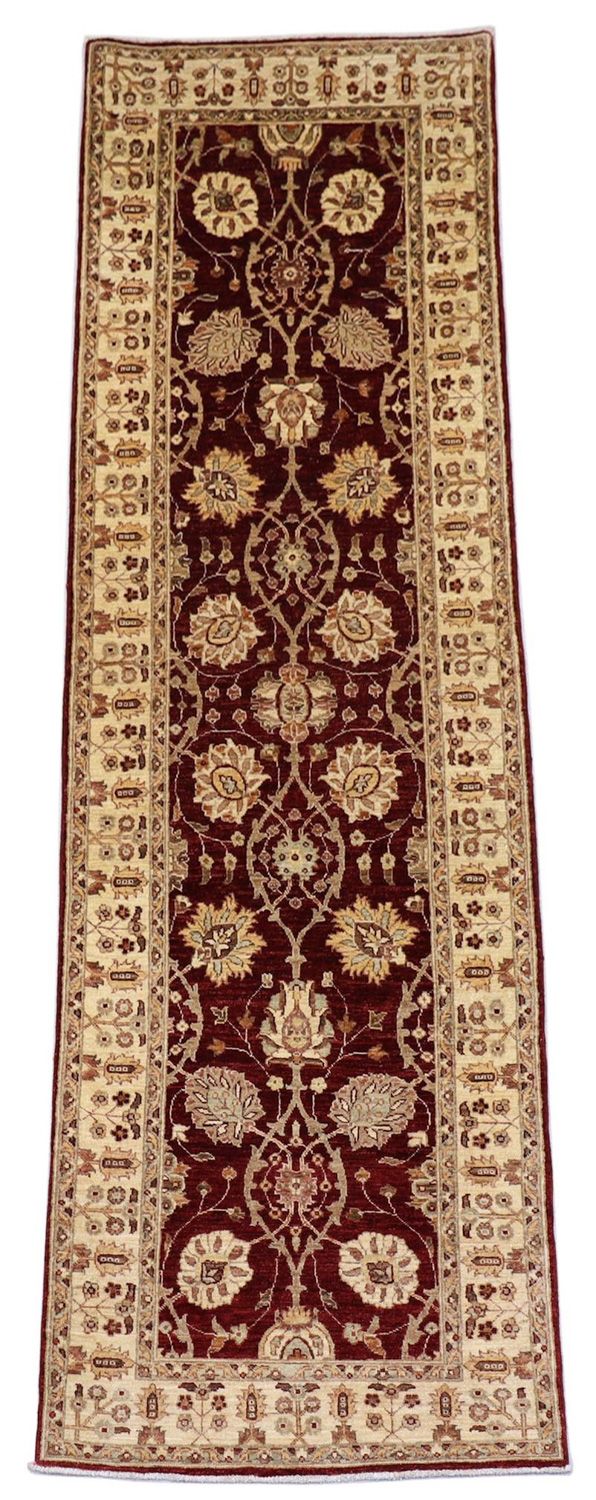 Runner Ziegler Rug - 280 x 91 cm - dark red