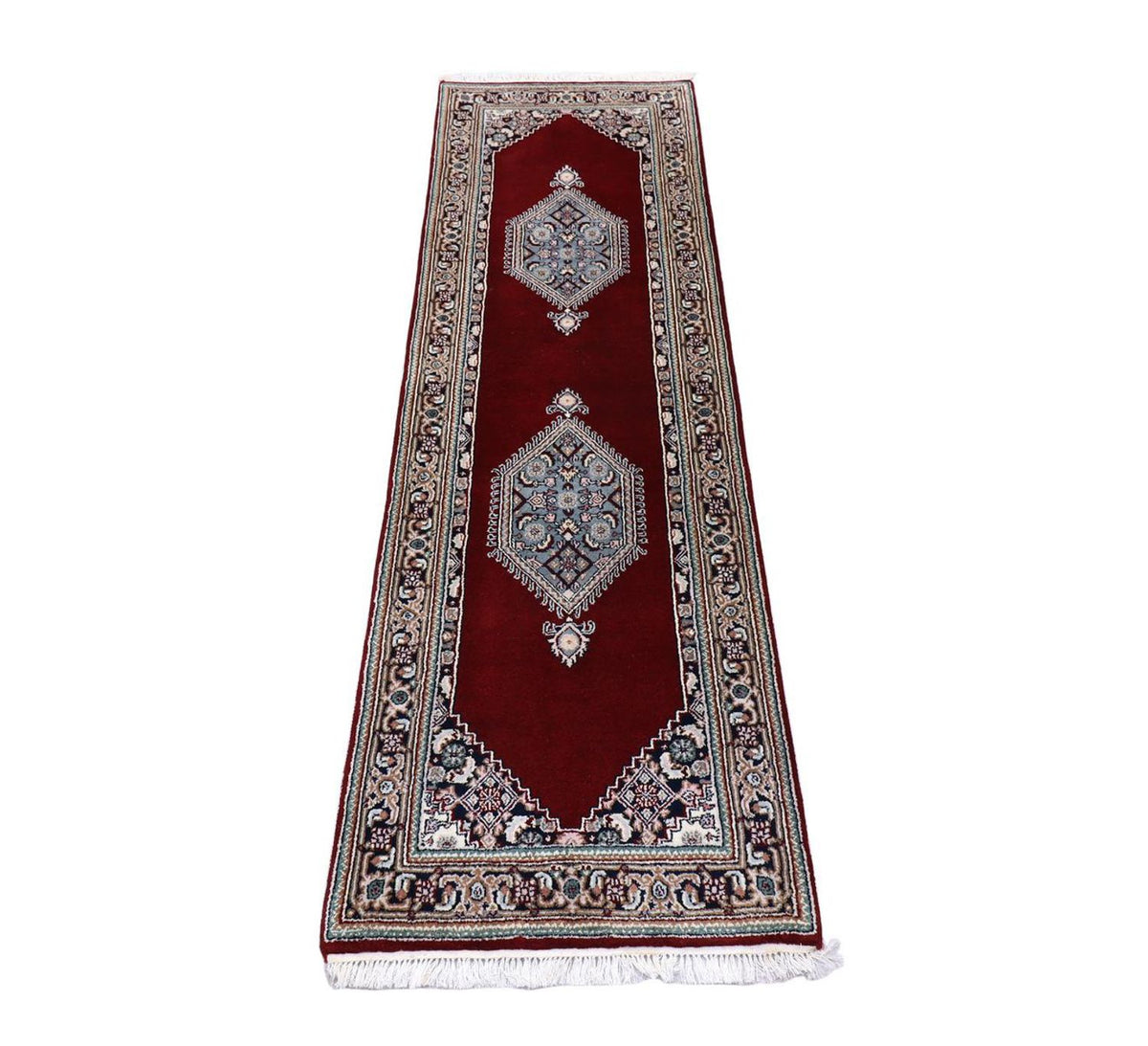 Runner Perser Rug - Bidjar - 247 x 72 cm - dark red
