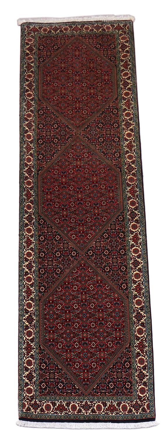 Runner Perser Rug - Bidjar - 300 x 85 cm - red