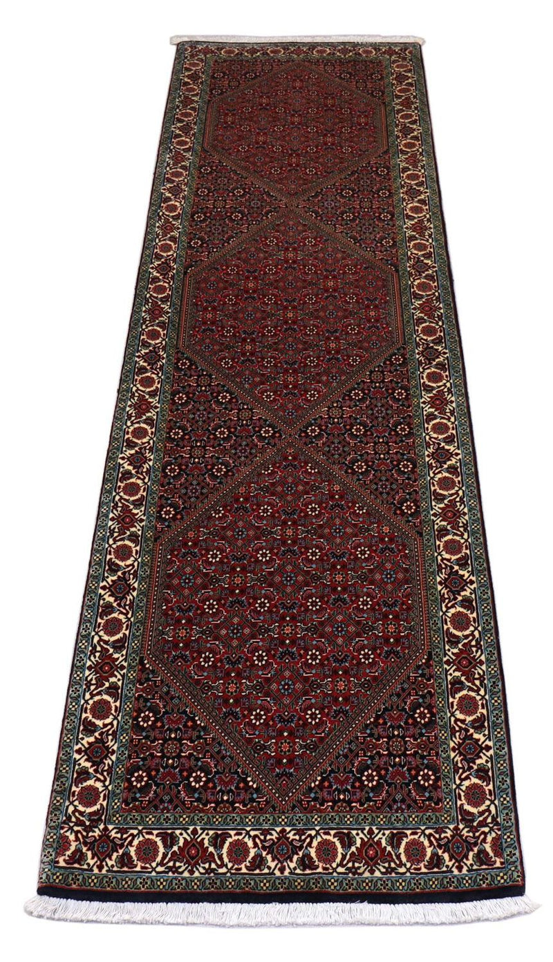 Runner Perser Rug - Bidjar - 300 x 85 cm - red