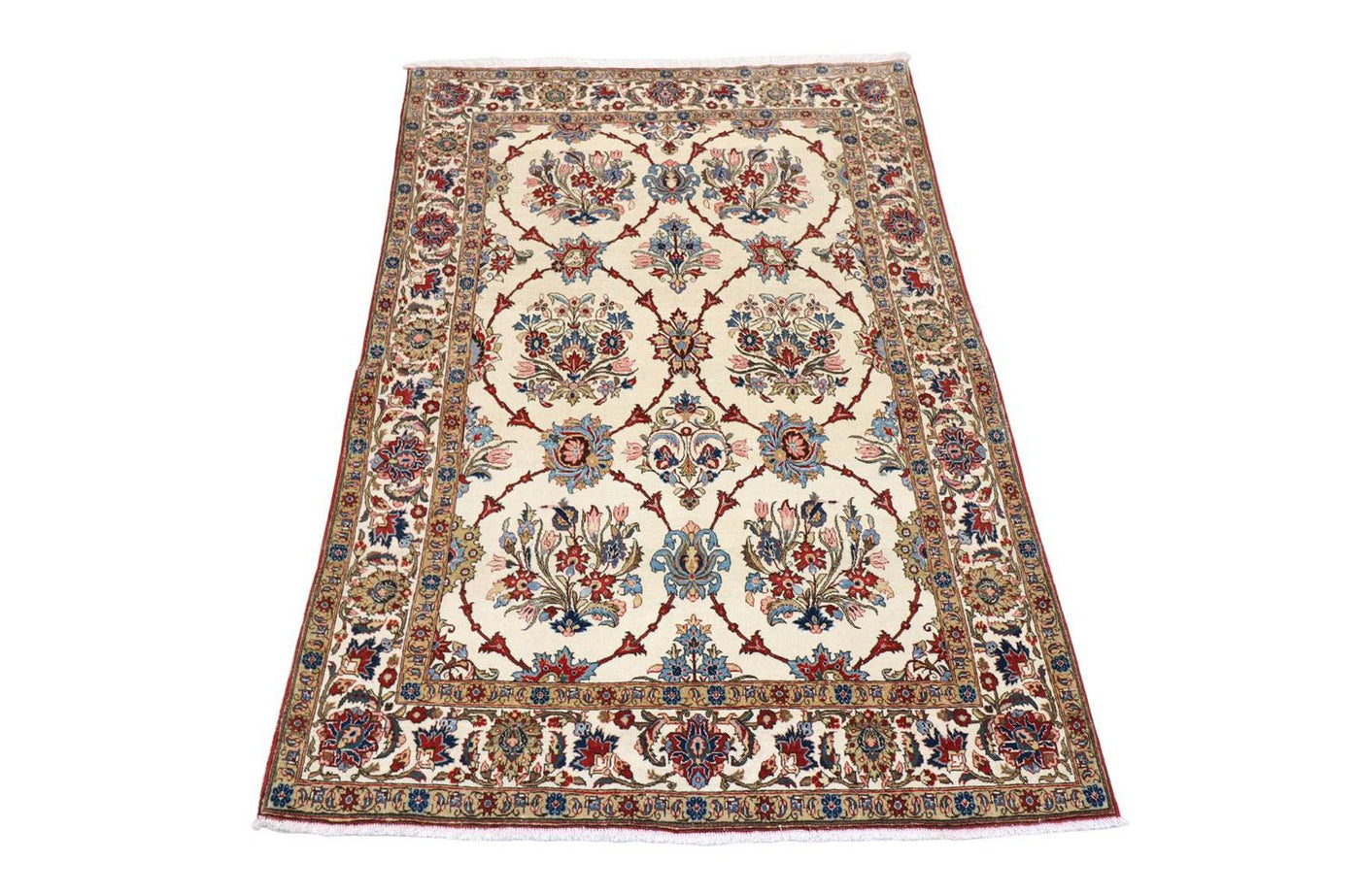 Qom Rug 204x135cm - Persian Rugs