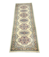 Runner Perser Rug - Keshan - 300 x 82 cm - blue