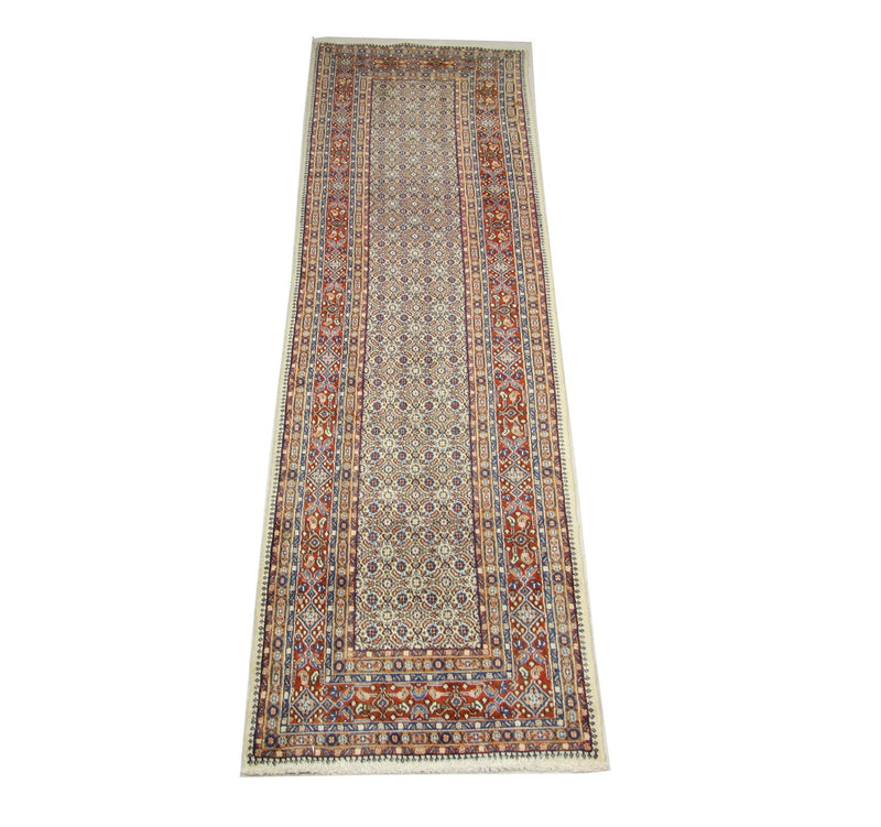 Runner Perser Rug - Keshan - 299 x 78 cm - blue