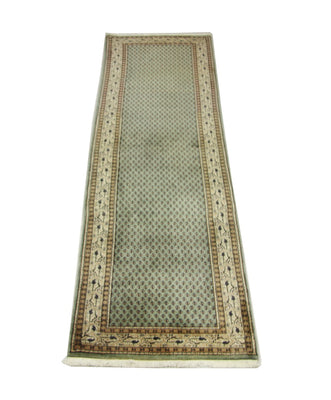 Runner Perser Rug - Mir - 284 x 77 cm - green