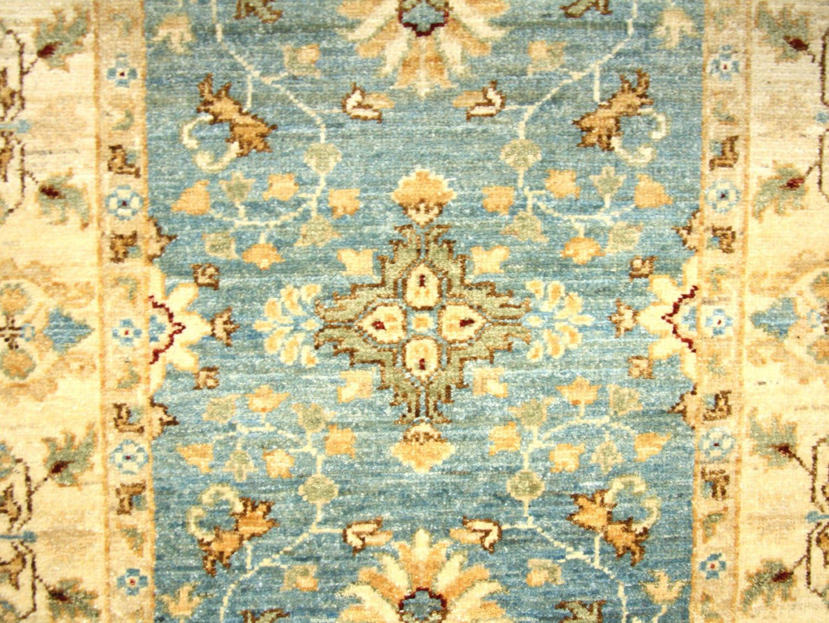 Runner Ziegler Rug - 292 x 84 cm - blue