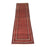 Runner Afghan Rug - Bukhara - 339 x 84 cm - red