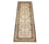 Runner Silk Rug - Kashmir Silk - 250 x 80 cm - beige