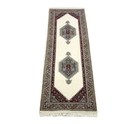 Runner Oriental Rug - 247 x 76 cm - beige