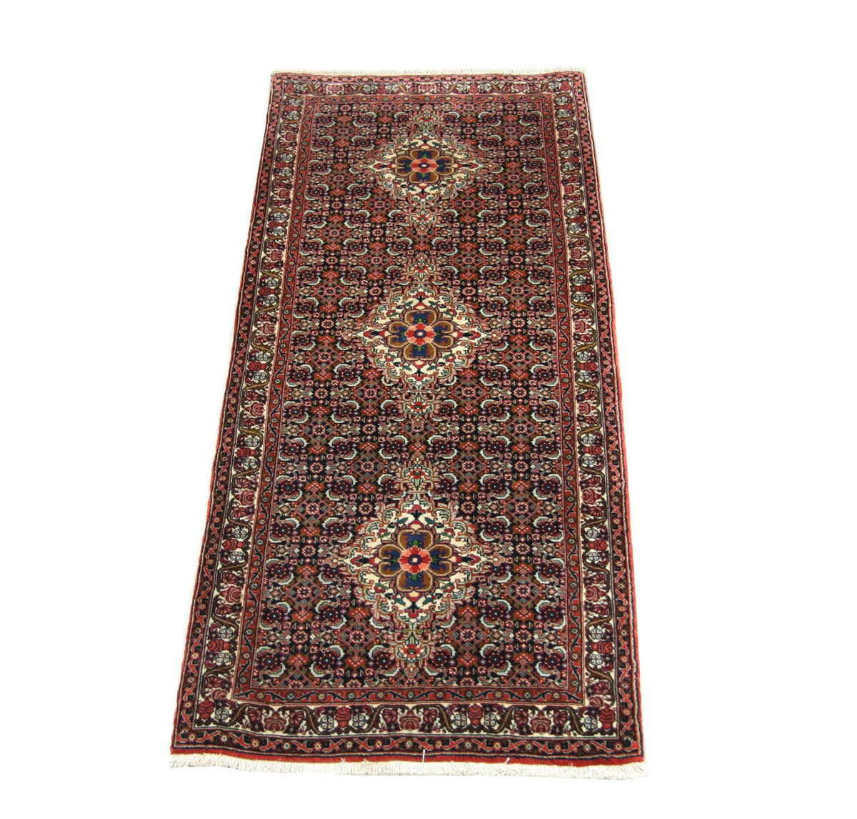 Runner Perser Rug - Bidjar - 202 x 75 cm - blue