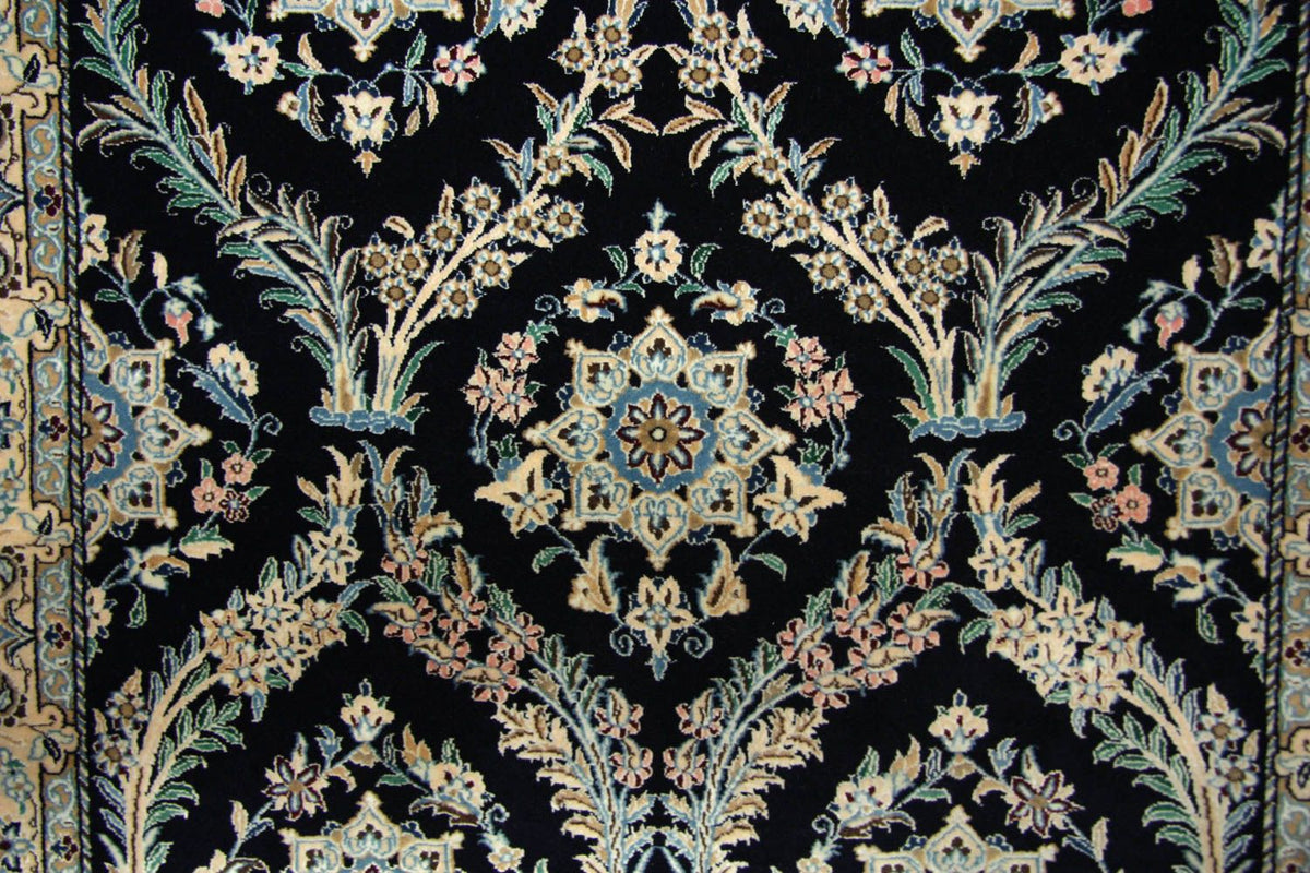 Perser Rug - Nain - 145 x 96 cm - dark blue