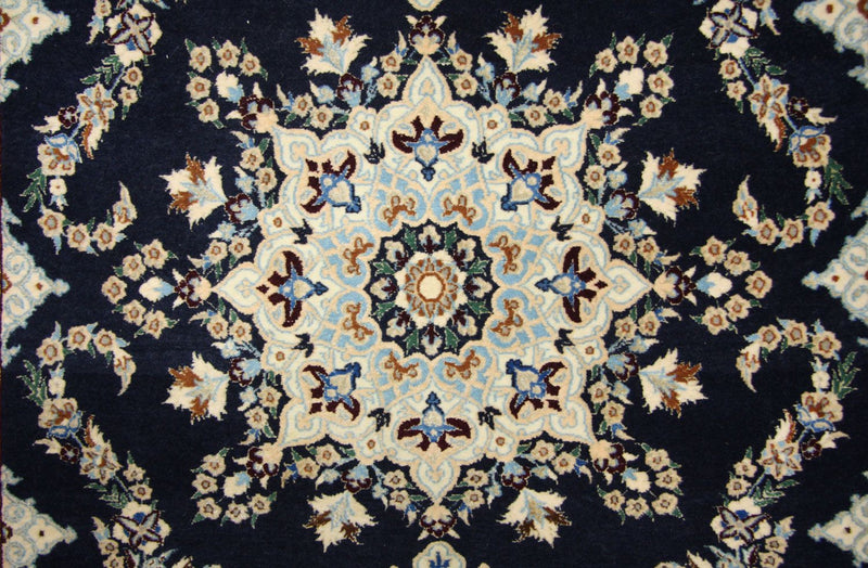 Perser Rug - Nain - Premium - 114 x 83 cm - dark blue